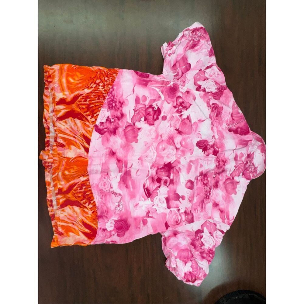Vans x Collins Strada Floral Button Up Short Sleeve Women’s Tee Size X-Small - Picture 4 of 9